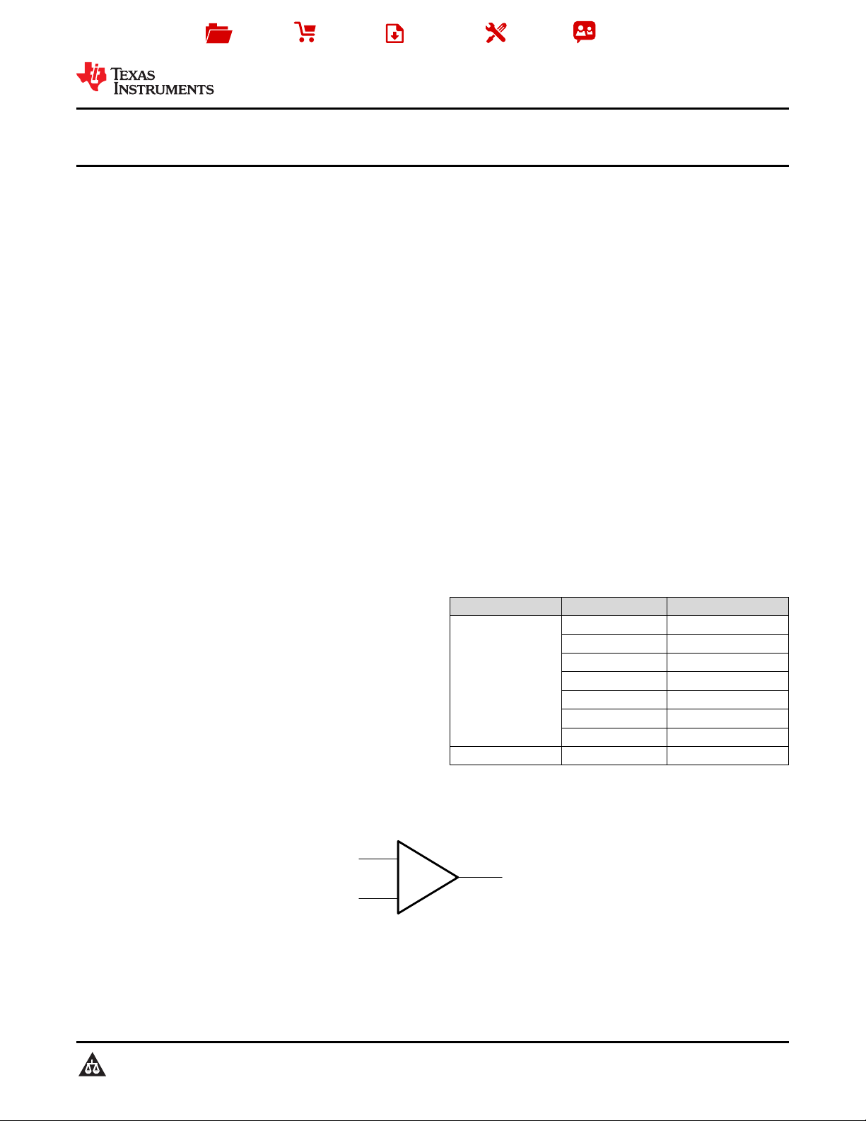 LM324N 运算放大器 数据手册Datasheet - 德州仪器 1/42 - 芯文库