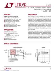 LT1616ES6 datasheet pdf 1 page