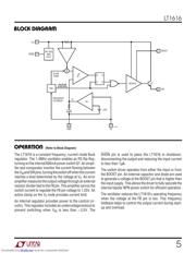 LT1616ES6 datasheet pdf 5 page