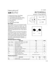 IRF5305L datasheet pdf 1 page
