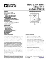 AD7476SRTZ-R2 datasheet pdf 1 page