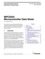 MPC5554MVR132 datasheet pdf 1 page