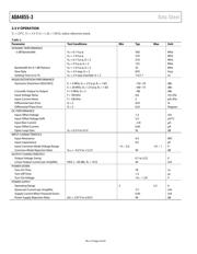 ADA4855-3YCPZ-R7 datasheet pdf 4 page