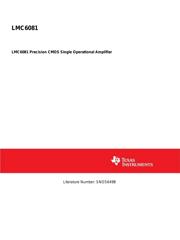 LMC6081AIM datasheet pdf 1 page