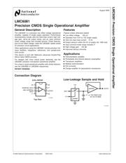 LMC6081AIM datasheet pdf 2 page