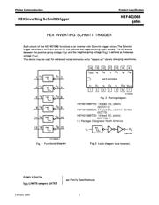 HEF40106BTT datasheet pdf 2 page