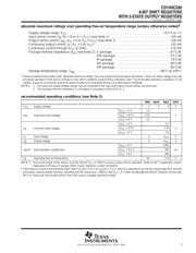 CD74HC595M96 datasheet pdf 5 page