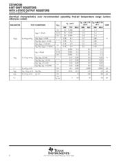 CD74HC595M96 datasheet pdf 6 page