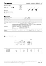 ECEA1CKA100 datasheet pdf 1 page