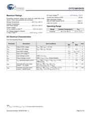 CY7C1061DV33-10BV1XI datasheet pdf 5 page