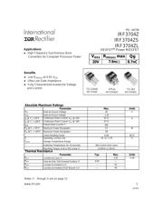 IRF3704Z datasheet pdf 1 page