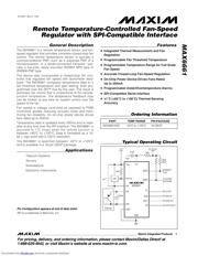 MAX6661AEE+ datasheet pdf 1 page