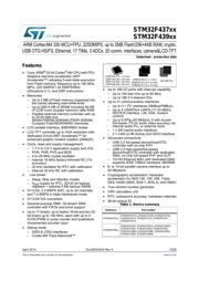STM32F439IIH6XXX datasheet pdf 1 page