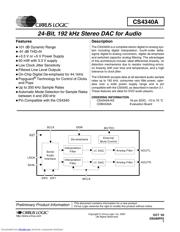 CS4340A-KS datasheet pdf 1 page