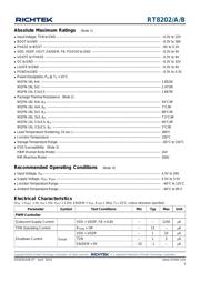 RT8202AGQW datasheet pdf 5 page