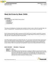 MC9S08AW48CFDE datasheet pdf 1 page