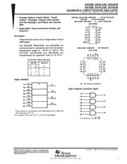 SN74LS08DB datasheet pdf 1 page