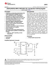LM5575BLDT/NOPB datasheet pdf 1 page