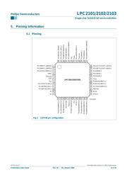 LPC2103 datasheet pdf 4 page
