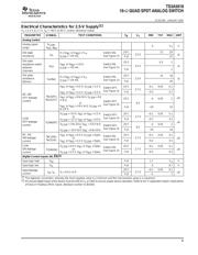 TS3A5018DE4 datasheet pdf 5 page
