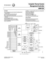 ADM1026EBZEVB datasheet pdf 1 page