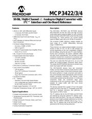 MCP3422A0T-E/MC datasheet pdf 1 page