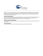 S34ML04G104BHI010 datasheet pdf 1 page