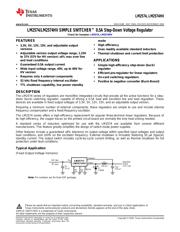 LM2574HVM-5.0/NOPB datasheet pdf 1 page