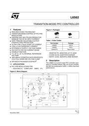 L6562D datasheet pdf 1 page