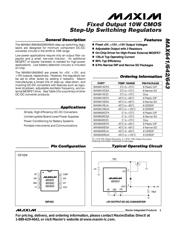 MAX641ACPA+ datasheet pdf 1 page