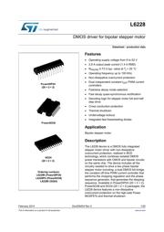 L6228N datasheet pdf 1 page