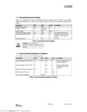 CC1010EMK-433 datasheet pdf 5 page
