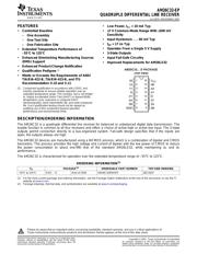 AM26C32MDREP datasheet pdf 1 page