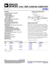 AD7980BRMZRL7 datasheet pdf 1 page