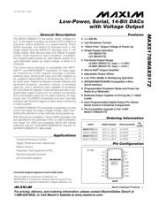 MAX5170BEEE+ datasheet pdf 1 page