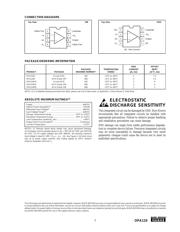 OPA124UA/2K5G4 datasheet pdf 3 page