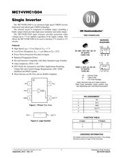 MC74VHC1G04DFT1 datasheet pdf 1 page