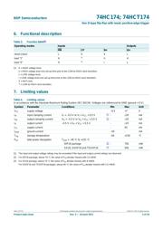 74HC174D,653 datasheet pdf 4 page