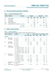 74HC174D,653 datasheet pdf 5 page