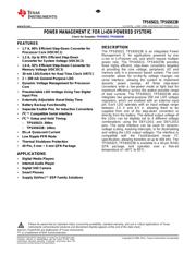TPS65023EVM-205 datasheet pdf 1 page