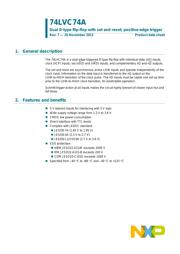 74LVC74ADB,112 datasheet pdf 2 page
