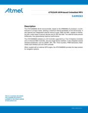 AT91SAM9263B-CU datasheet pdf 1 page
