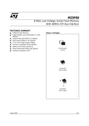 M25P80-VMW6T datasheet pdf 1 page