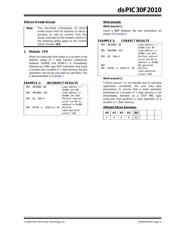 DSPIC30F2010-30I/SOG datasheet pdf 5 page