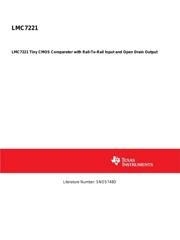 LMC7221BIM5X/NOPB datasheet pdf 1 page