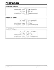 PIC10F220T-E/MC datasheet pdf 4 page