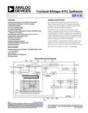 ADF4150BCPZ datasheet pdf 1 page