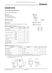 DA4X101K0R datasheet pdf 1 page