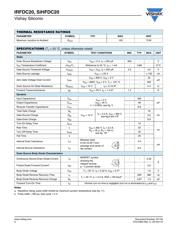 IRFDC20 datasheet pdf 2 page