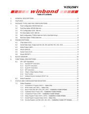W25Q256FVBIF TR datasheet pdf 2 page